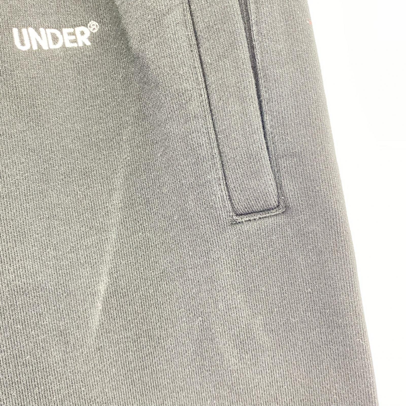 パンツ UNDER R エンブロイダリーロゴ 黒 (M) M ブラック