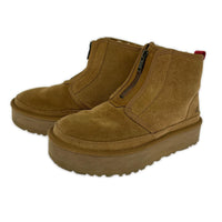 ブーツ Neumel Platform Zip Suede 24cm (US6 UK5 1/2 EU38) ブラウン