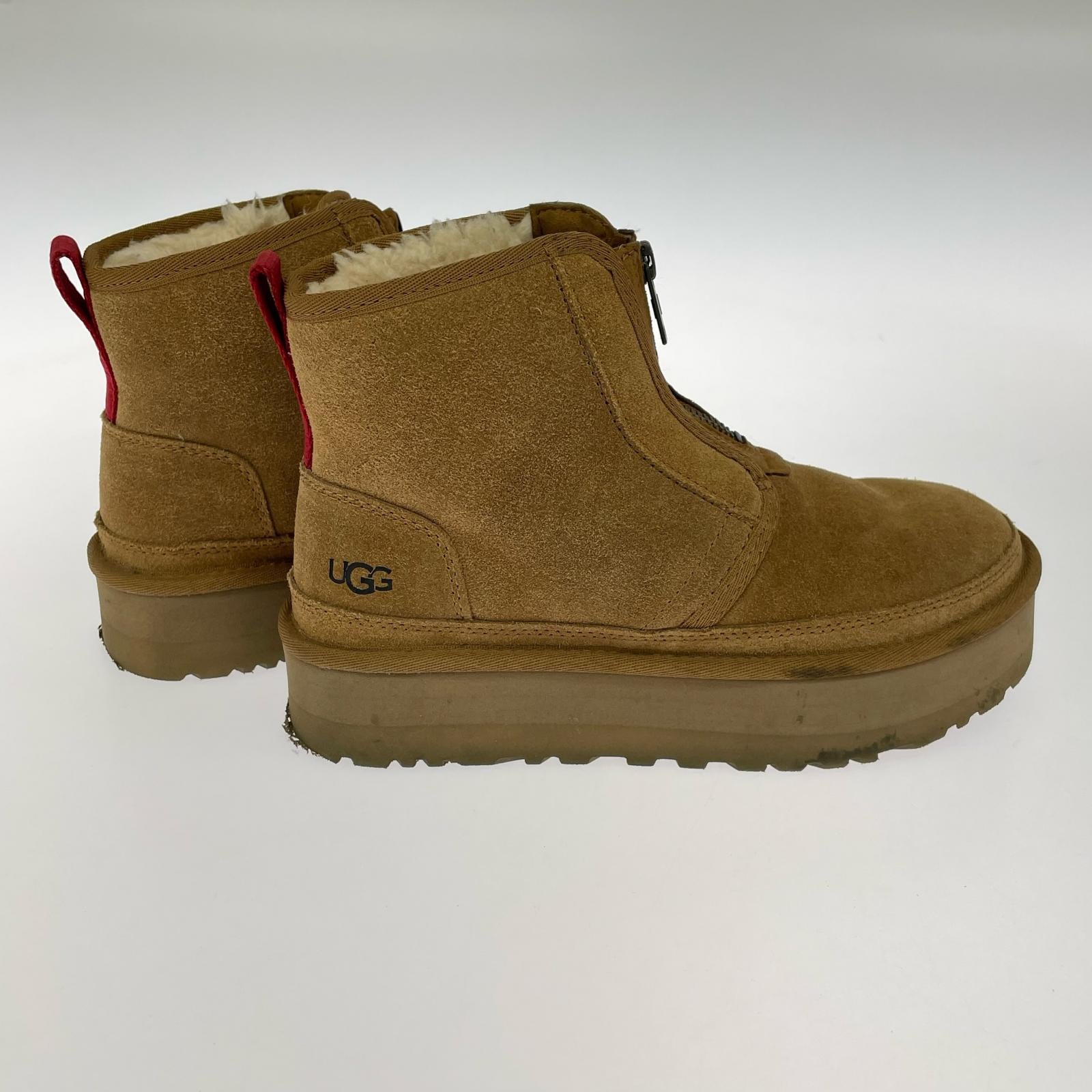ブーツ Neumel Platform Zip Suede 24cm (US6 UK5 1/2 EU38) ブラウン