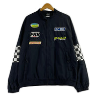 ブルゾン F.C.R.B. 19ss MULTI LOGO SUPPORTER JACKET S 黒 S ブラック