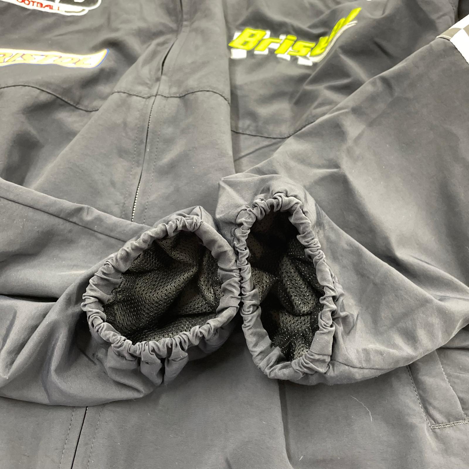 ブルゾン F.C.R.B. 19ss MULTI LOGO SUPPORTER JACKET S 黒 S ブラック