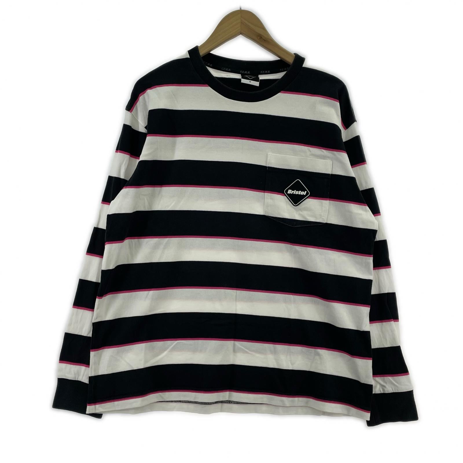 長袖Tシャツ F.C.R.B. 長袖Tシャツ・カットソー 白 M ブラック