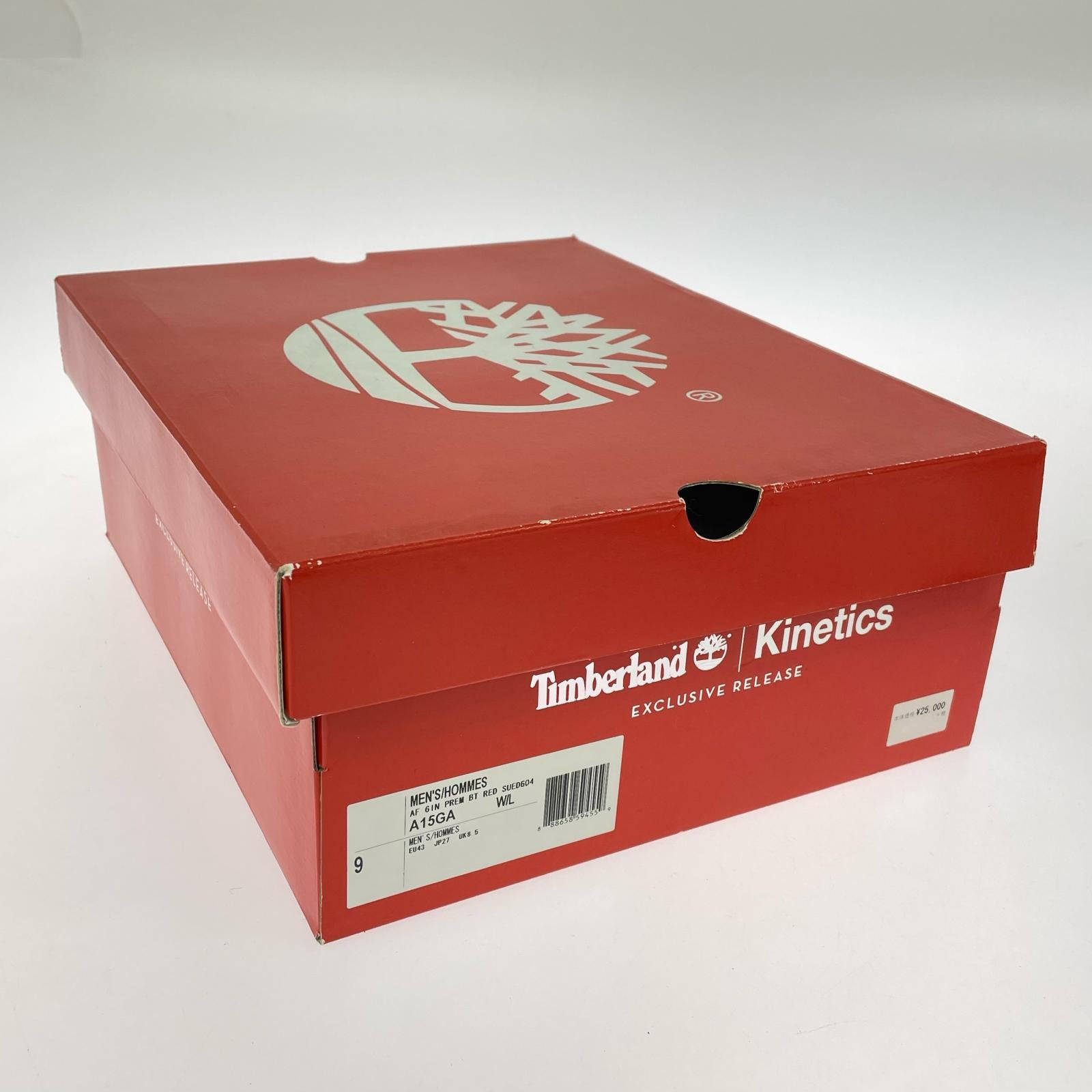 ブーツ × Kinetics 6INCH PREMIUM BOOTS 27cm (US9 UK8 1/2 EU44) レッド