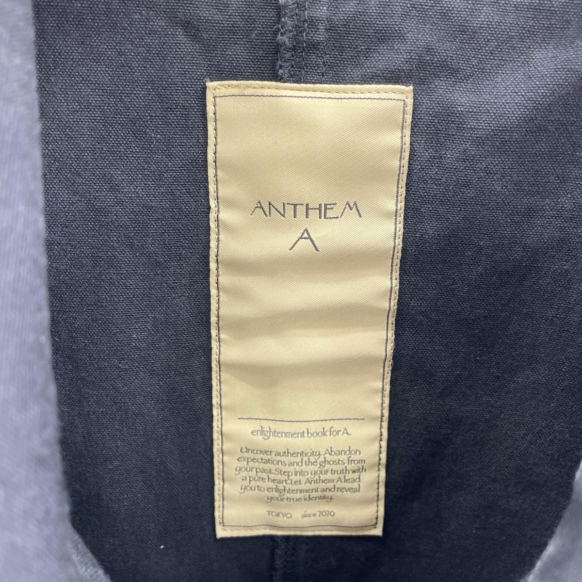ジャケット ANTHEM A デザインショートジャケット ブラック ブラック