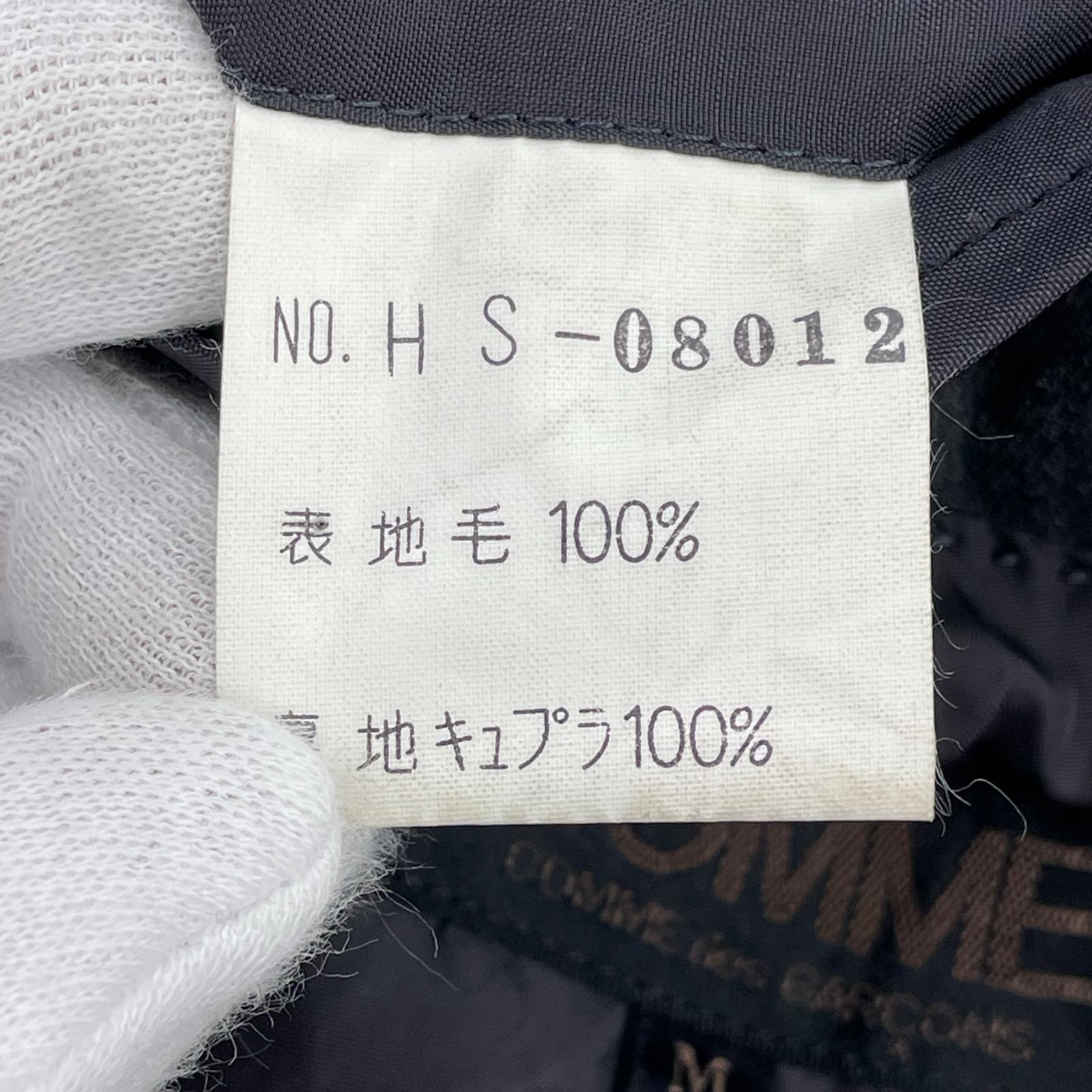 ジャケット 80s COMME des GARCONS HOMME デカオム ダブルジャケット M グレー M グレー