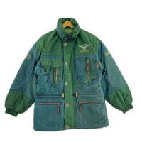ジャケット DESCENTE フィッシングジャケット BL/GR M