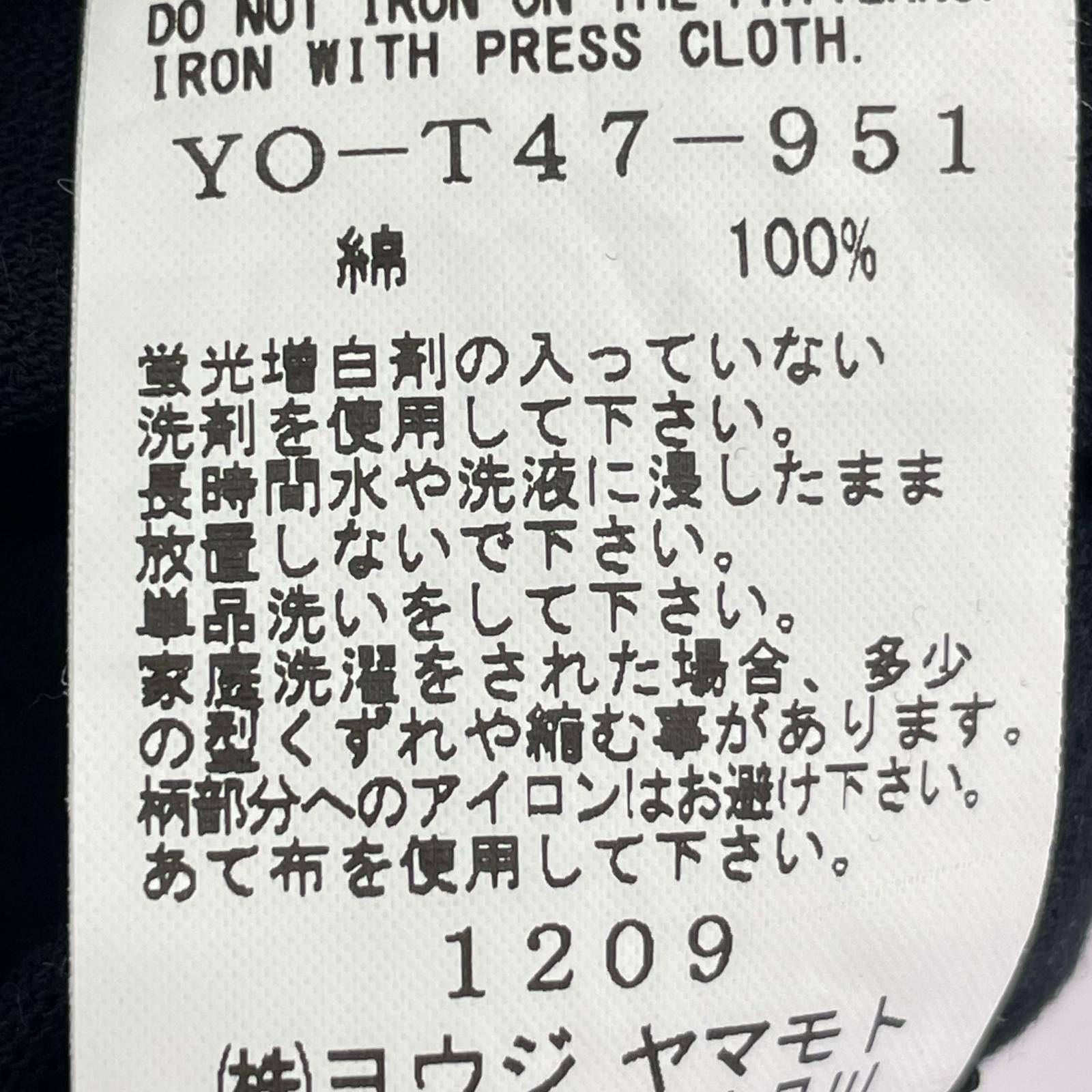 長袖Tシャツ Y's×NEW ERA L/SポケットTee ブラック
