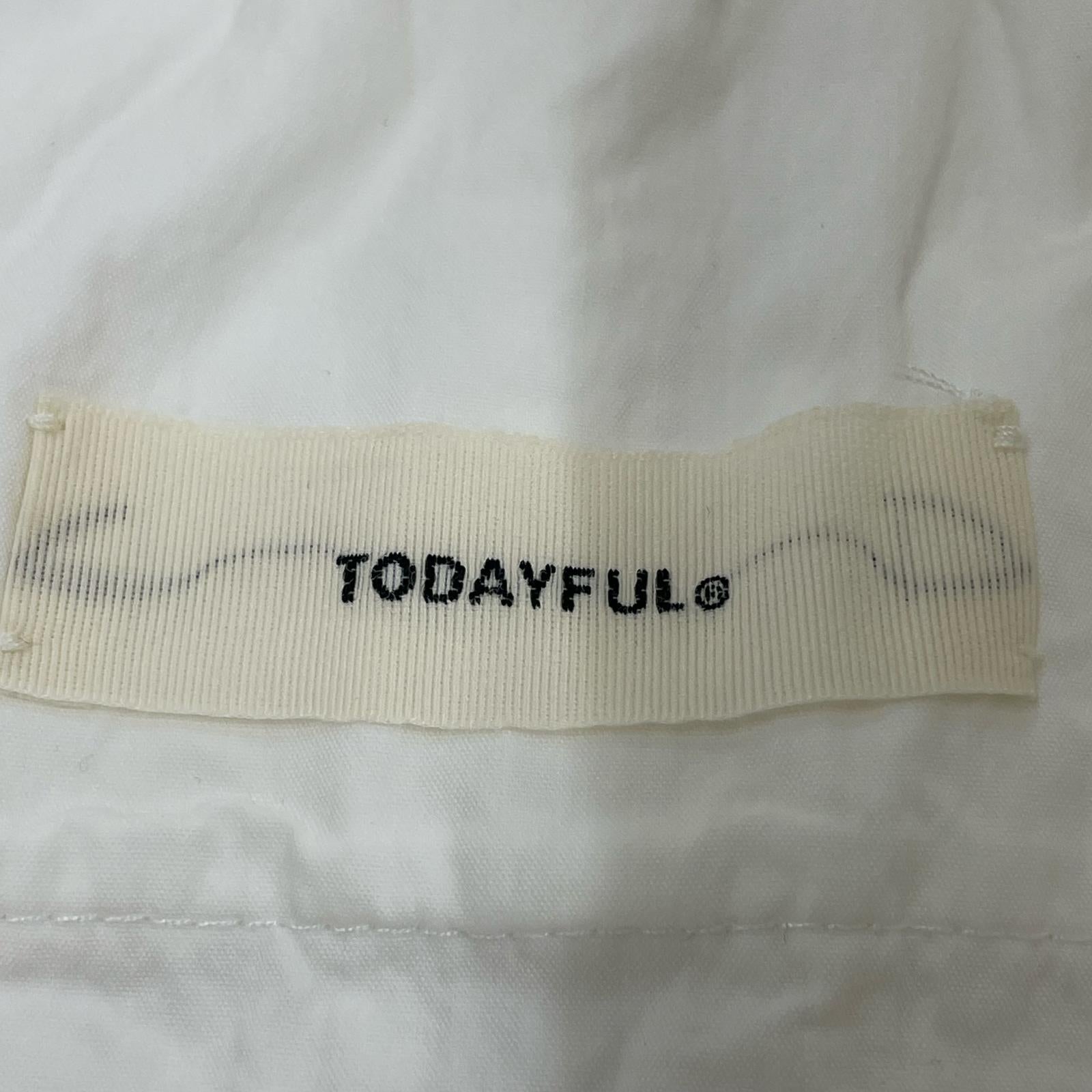 パンツ TODAYFUL Washed Wide Pants ホワイト