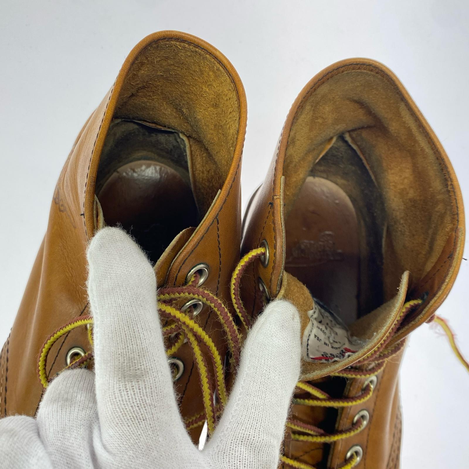 ブーツ 9107 Heritage Work 6 Round Toe Boot US9D 27cm (US9 UK8 1/2 EU44) ブラウン