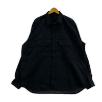 長袖シャツ TECH FISHING SHIRT 黒 L ブラック