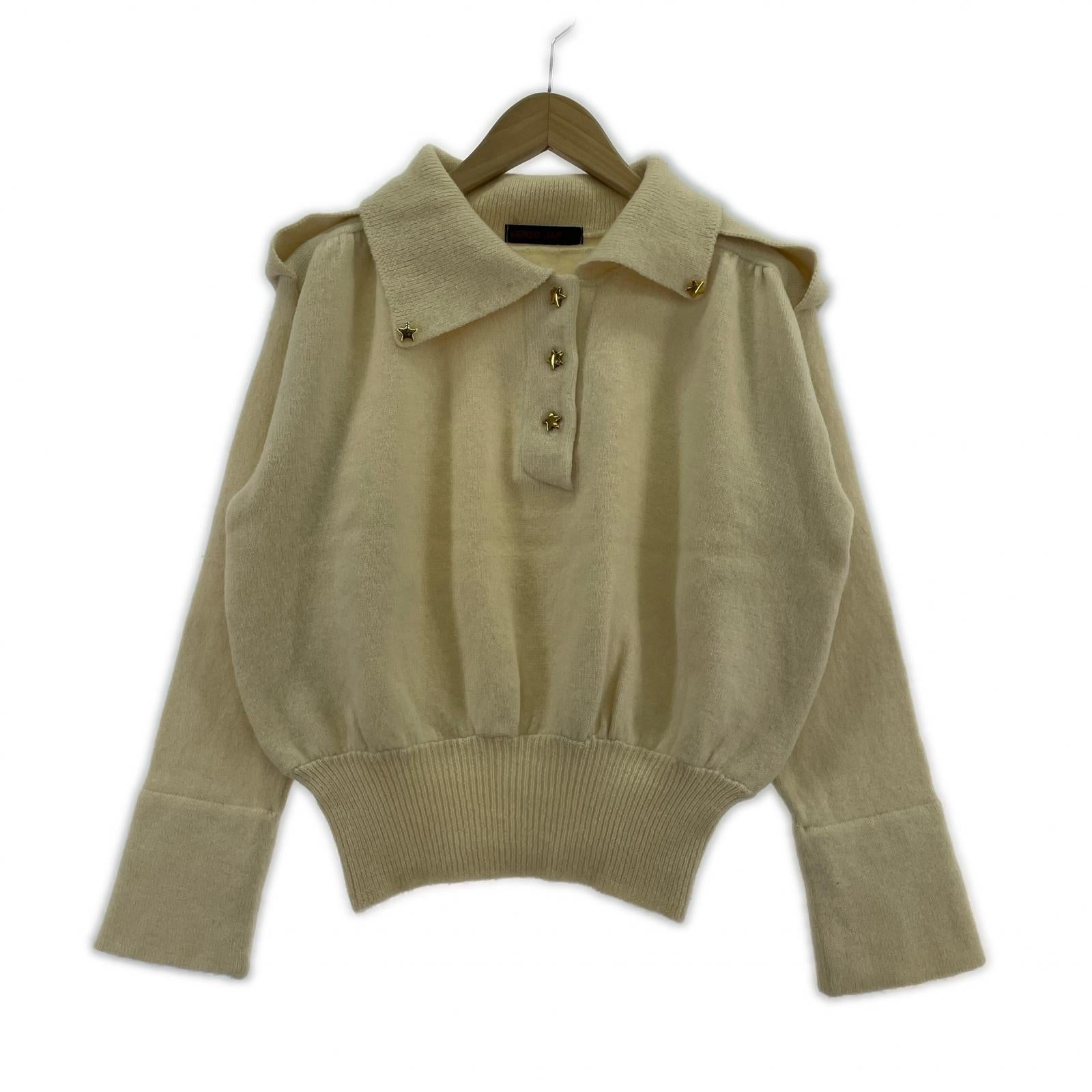 ニット KENZO JAP 70s ベージュ