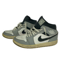 スニーカー AIR JORDAN 1 ミッドライトスモーク グレー (27) 27cm (US9 UK8 1/2 EU44)