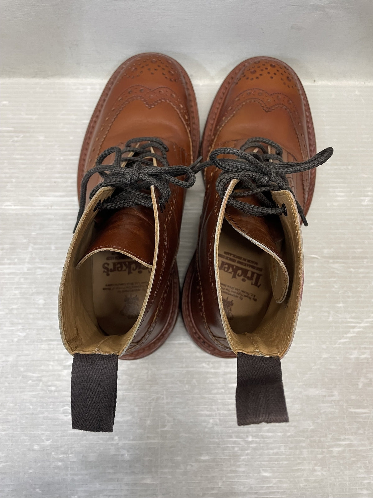 ブーツ Tricker's MOLTON カントリーブーツ 6 1/2 キャメル