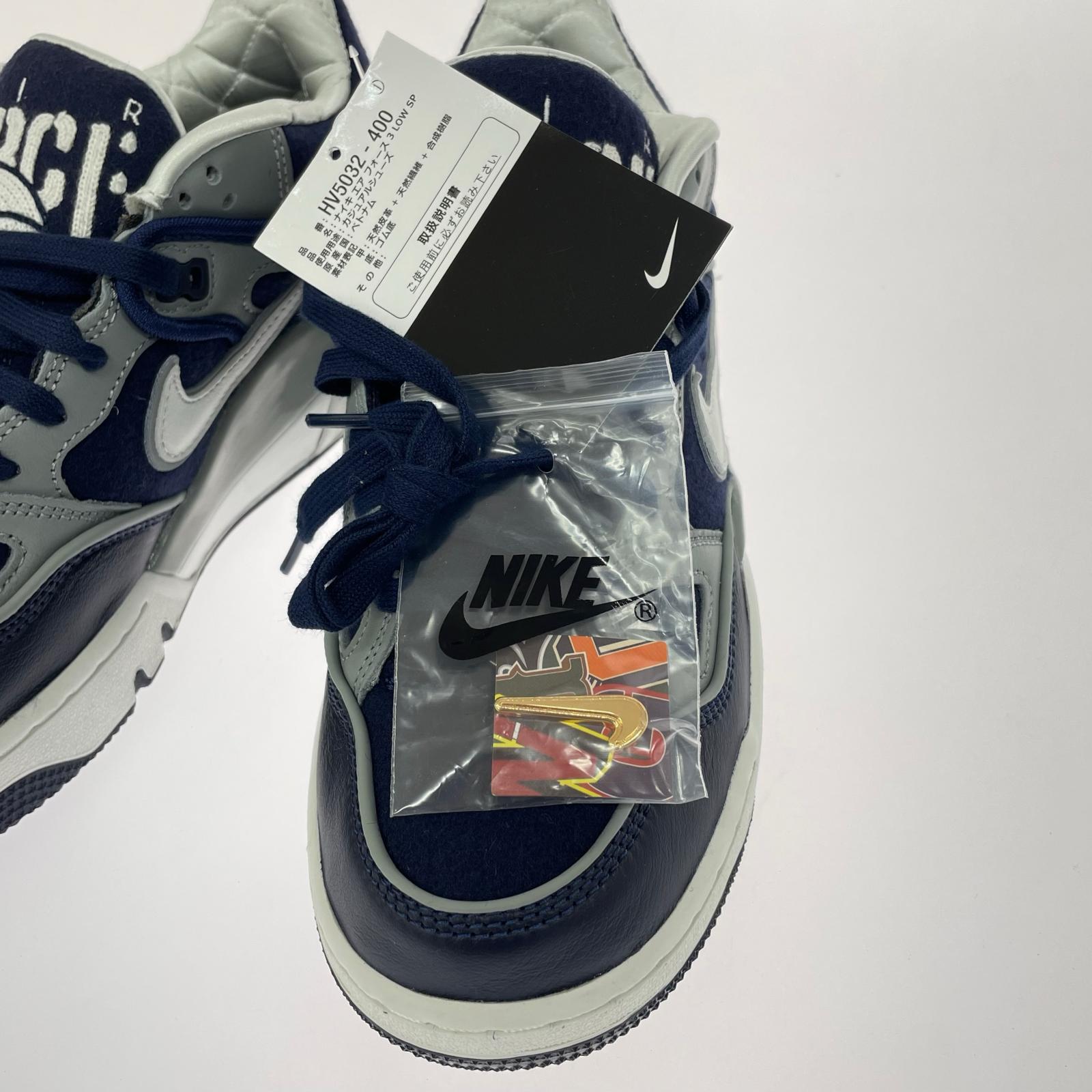 スニーカー NIKE AIR FORCE 3 LOW SP NIGO HV5032-400 (26.5) 26.5cm (US8 1/2 UK8 EU43) ネイビー