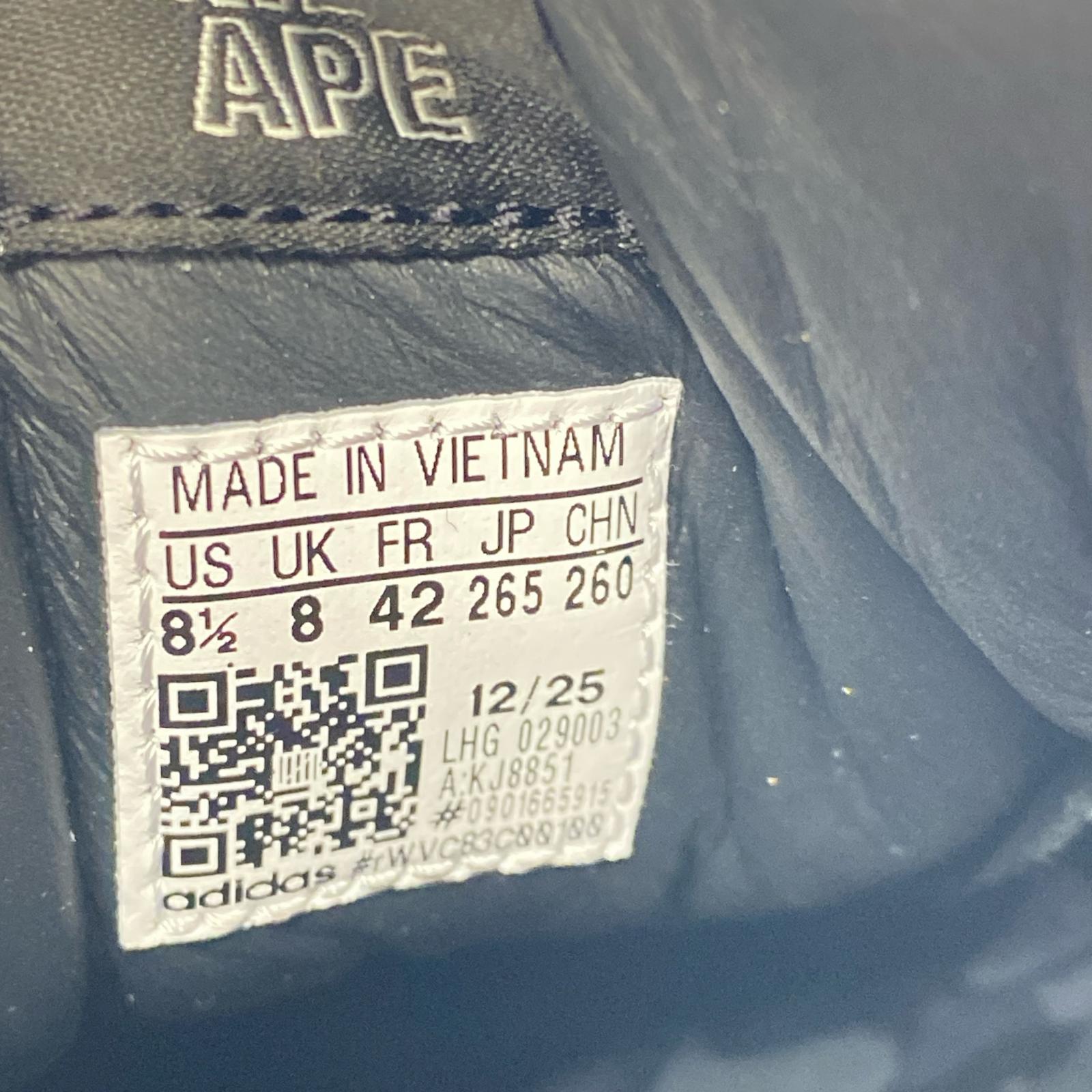 スニーカー adidas×A BATHING APE CAMPUS 00S BAPE KJ8851 (26.5) 26.5cm (US8 1/2 UK8 EU43) ブラック