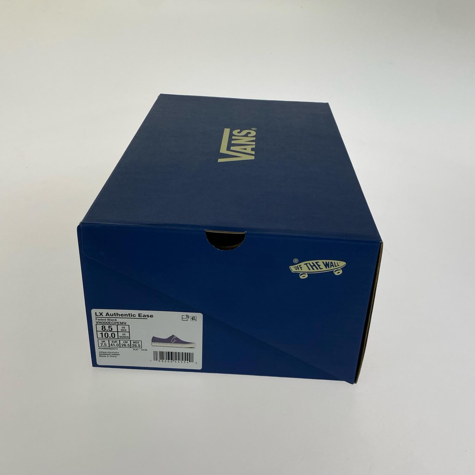 スニーカー VANS LX Authentic Ease ブラック (26.5) 26.5cm (US8 1/2 UK8 EU43) ブラック