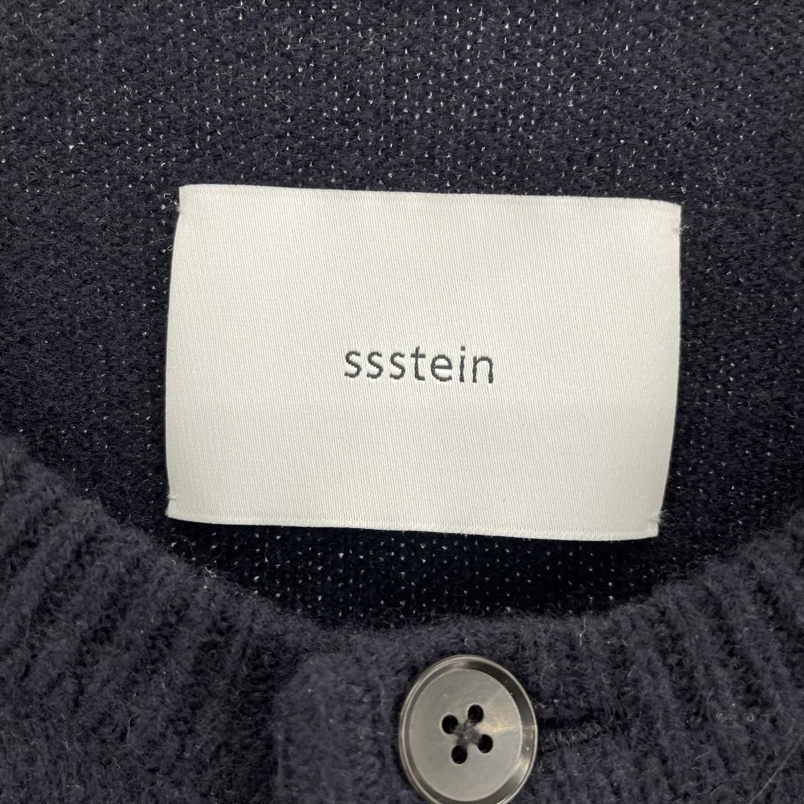 カーディガン Extra Fine Wool Knit Crew Neck Cardigan S ブラック