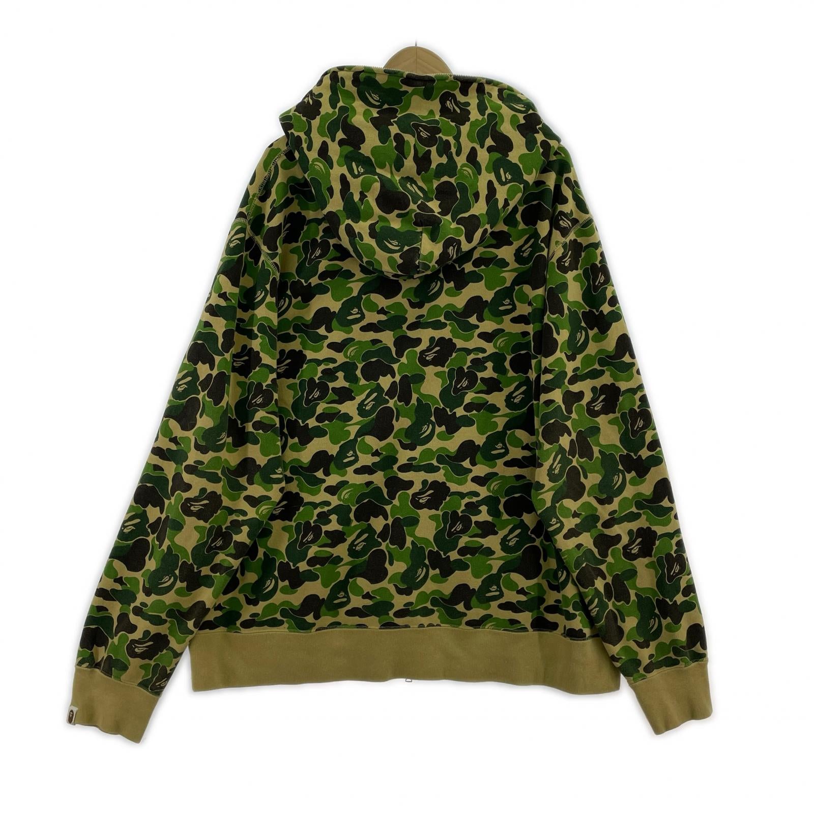 パーカー CAMO BAPE 2XL グリーン