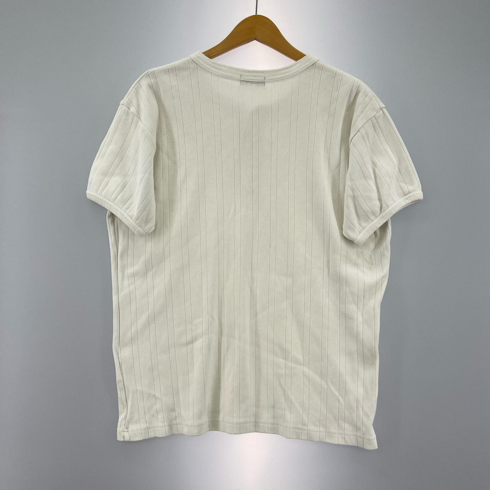 半袖Tシャツ ヘンリーネック 白 (42) 42 ホワイト