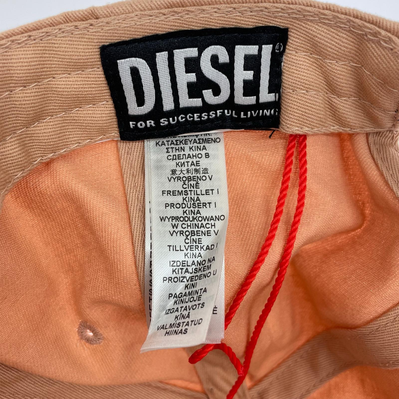 キャップ DIESEL ベースボールキャップ C RUNEY A09036 ピンク (2)