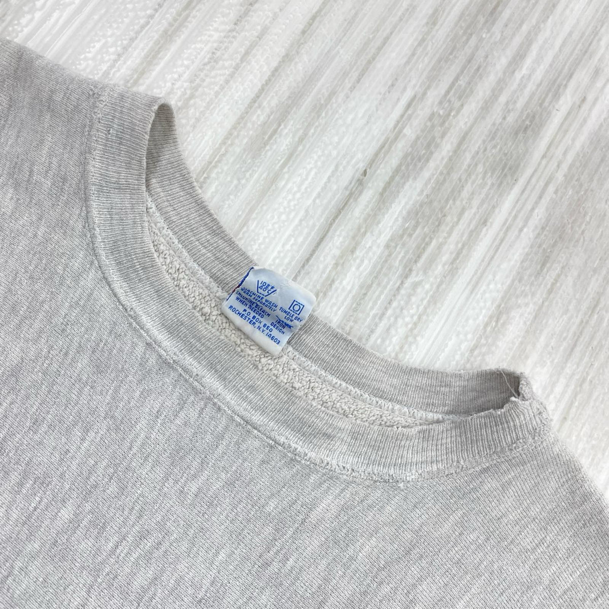 スウェット Champion 90s USA製 目あり リバースウィーブスウェット グレー (L) L グレー