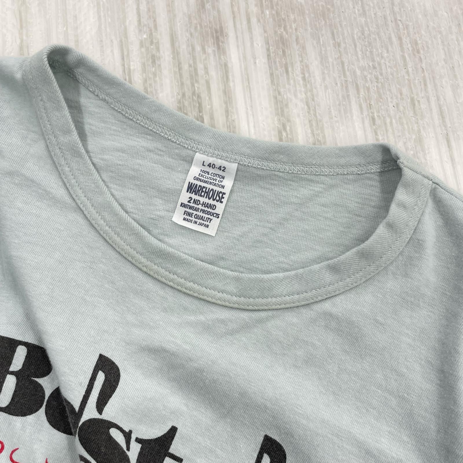 半袖Tシャツ セコハン ライトブルー L boston L
