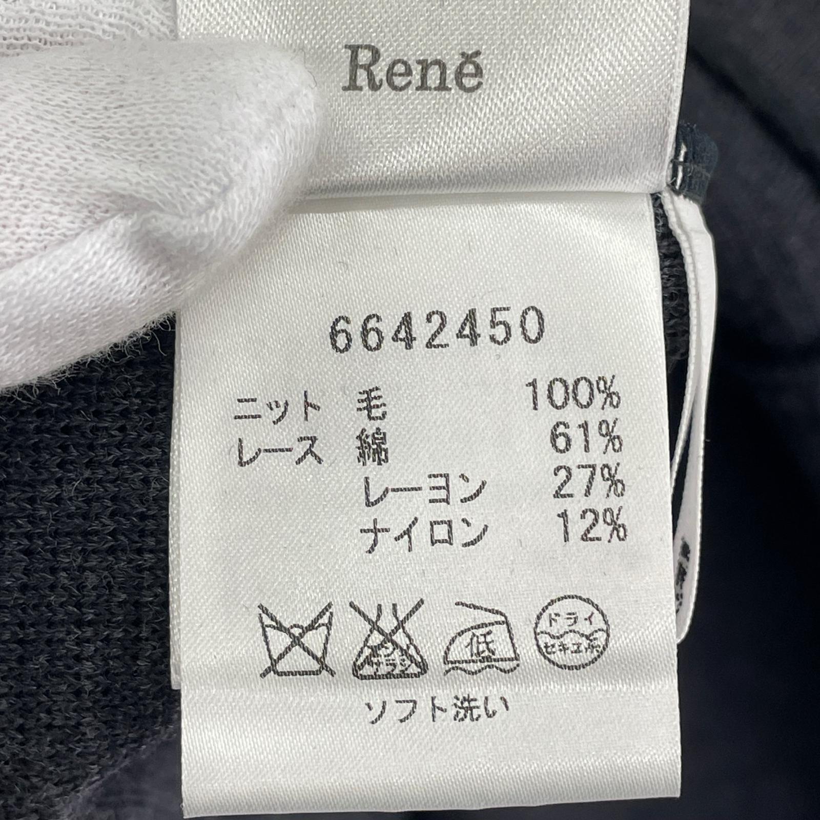 ワンピース 柄デザイン 襟付 GRY 38 ブラック