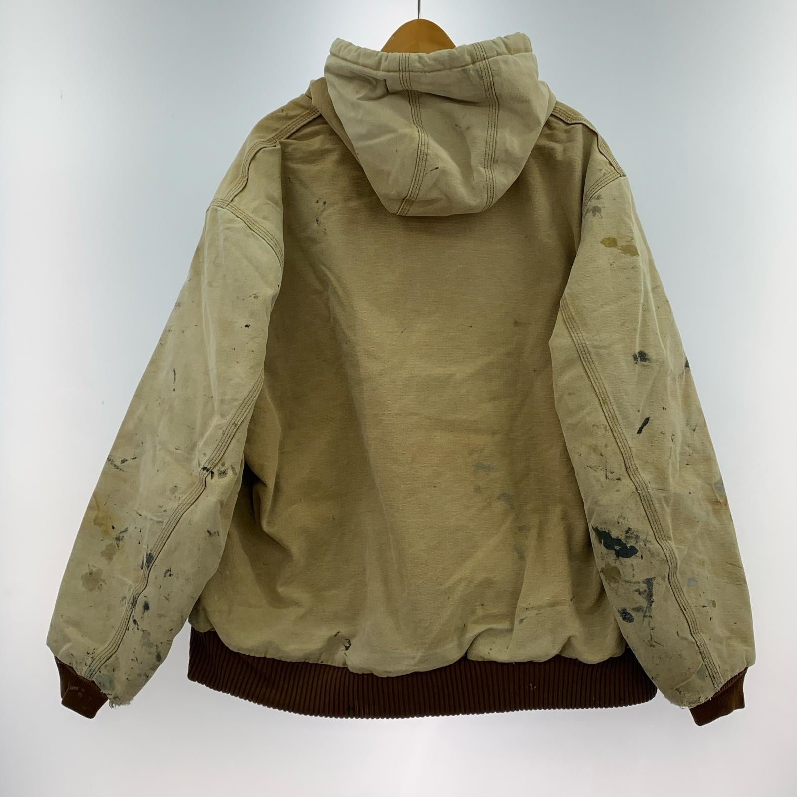 ジャケット Carhartt 00s メキシコ製 アクティブジャケット XL ベージュ ブラウン