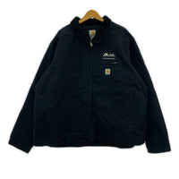 ジャケット Carhartt 企業刺繍 裏ブランケット デトロイトジャケット 3XL ブラック ブラック