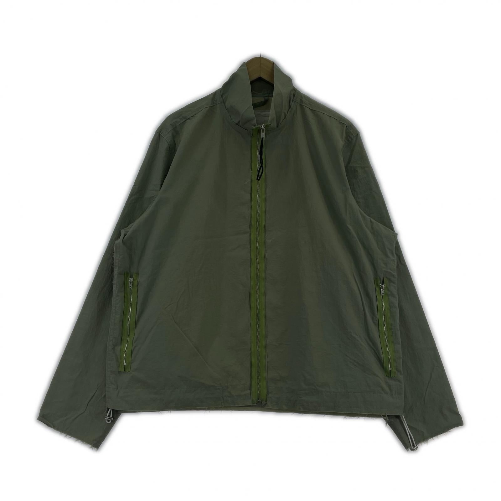ジャケット CAMIEL FORTGENS TRACK JACKET YECH NYLON DYED L サファリグリーン L