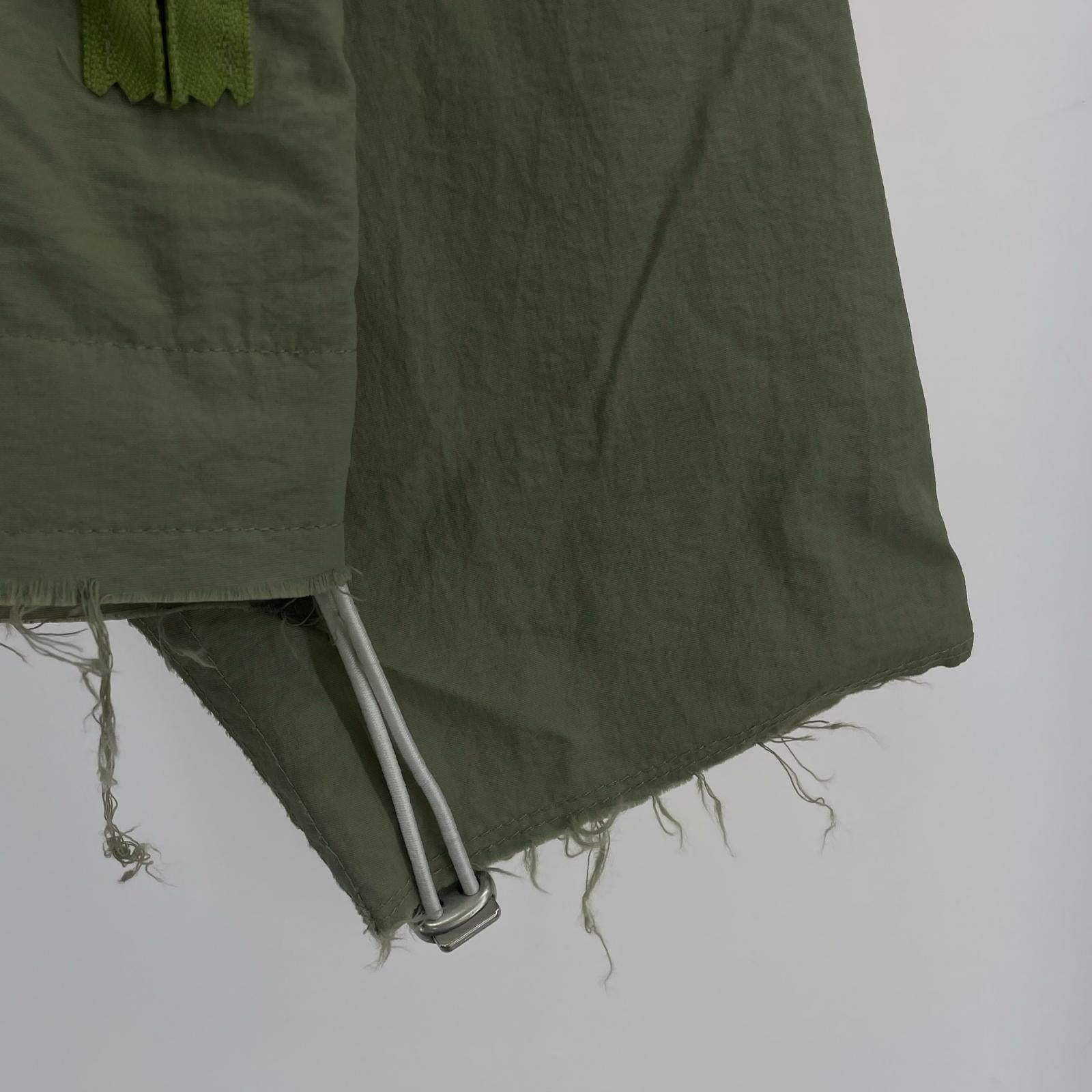 ジャケット CAMIEL FORTGENS TRACK JACKET YECH NYLON DYED L サファリグリーン L