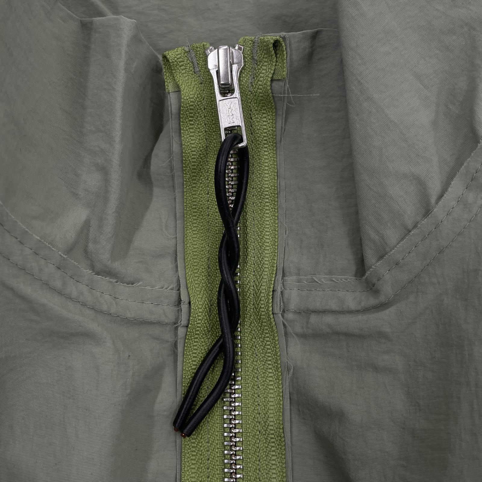 ジャケット CAMIEL FORTGENS TRACK JACKET YECH NYLON DYED L サファリグリーン L