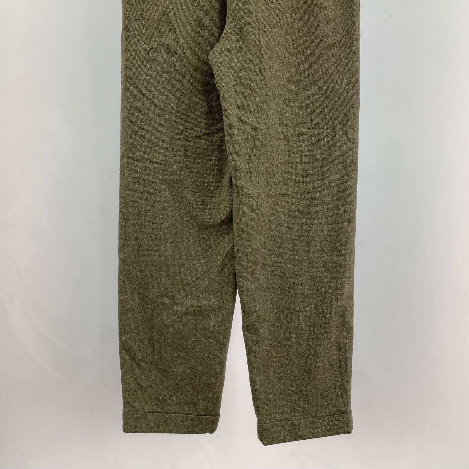 パンツ LAUREN 85%ウール 15%カシミヤ ブラウン