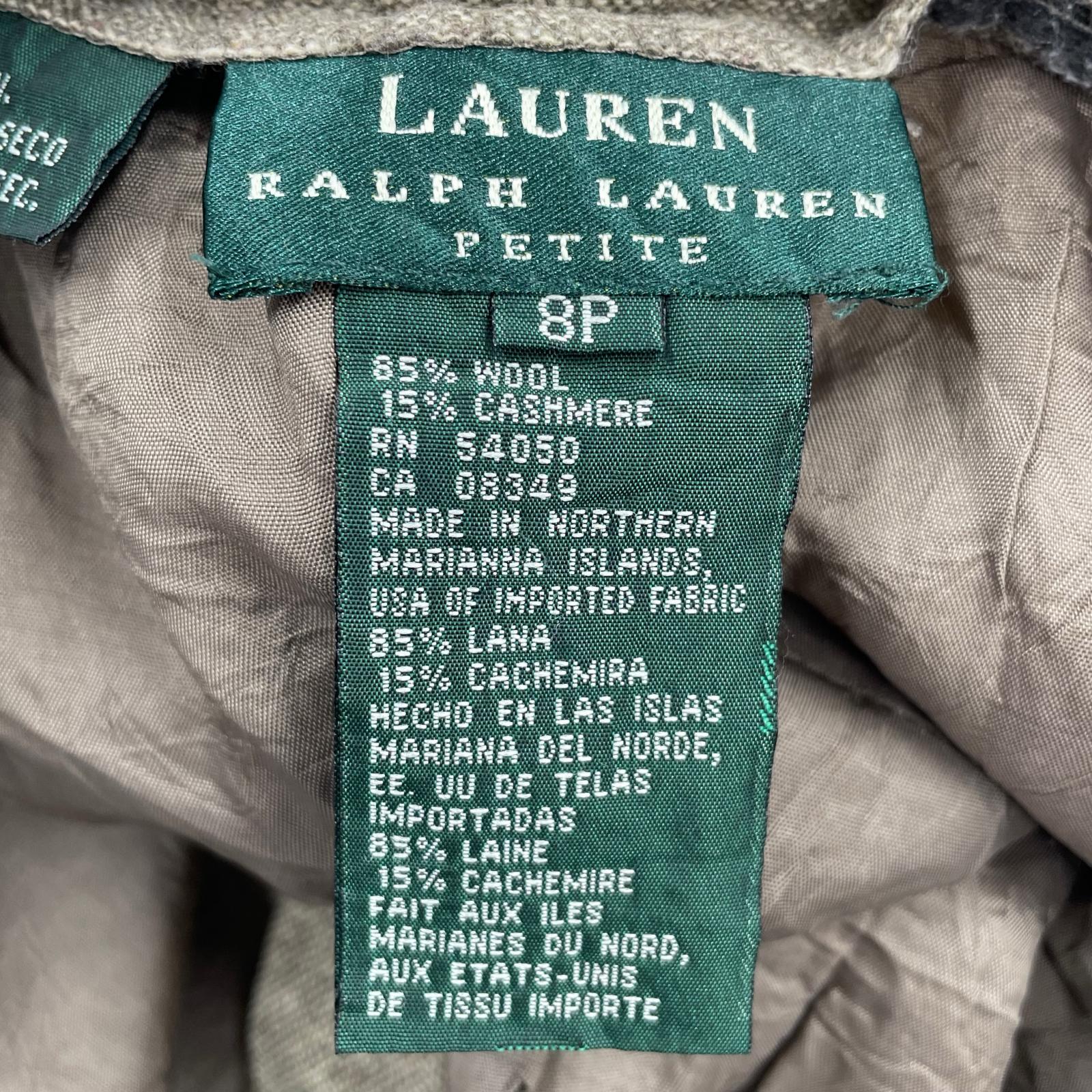パンツ LAUREN 85%ウール 15%カシミヤ ブラウン