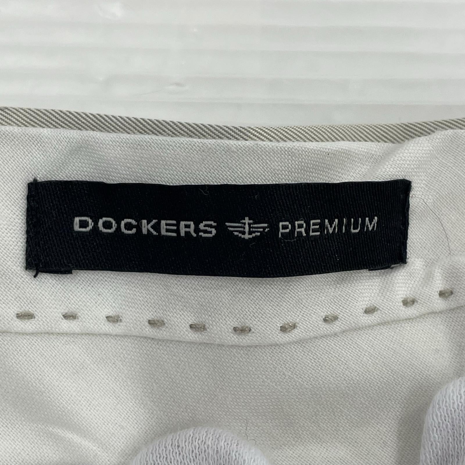パンツ DOCKERS PREMIUM 2タック スラックス ベージュ