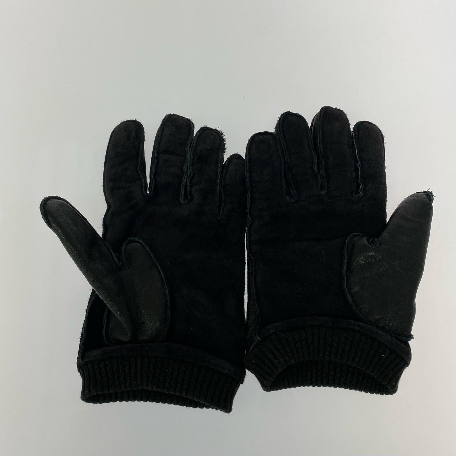 その他アクセサリー LEATHER PANEL GLOVE ブラック