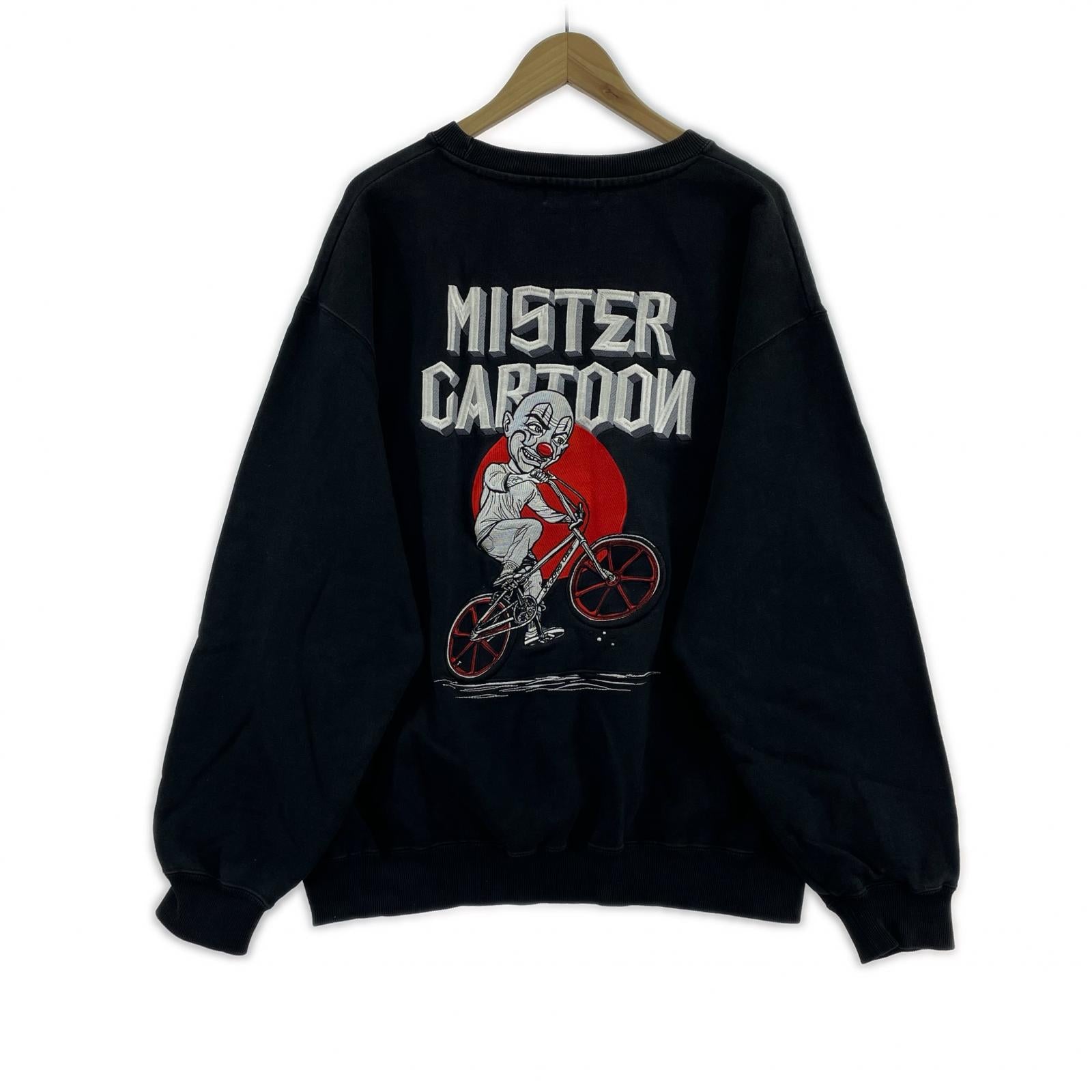 スウェット ×MISTER CARTOON BLK L ブラック
