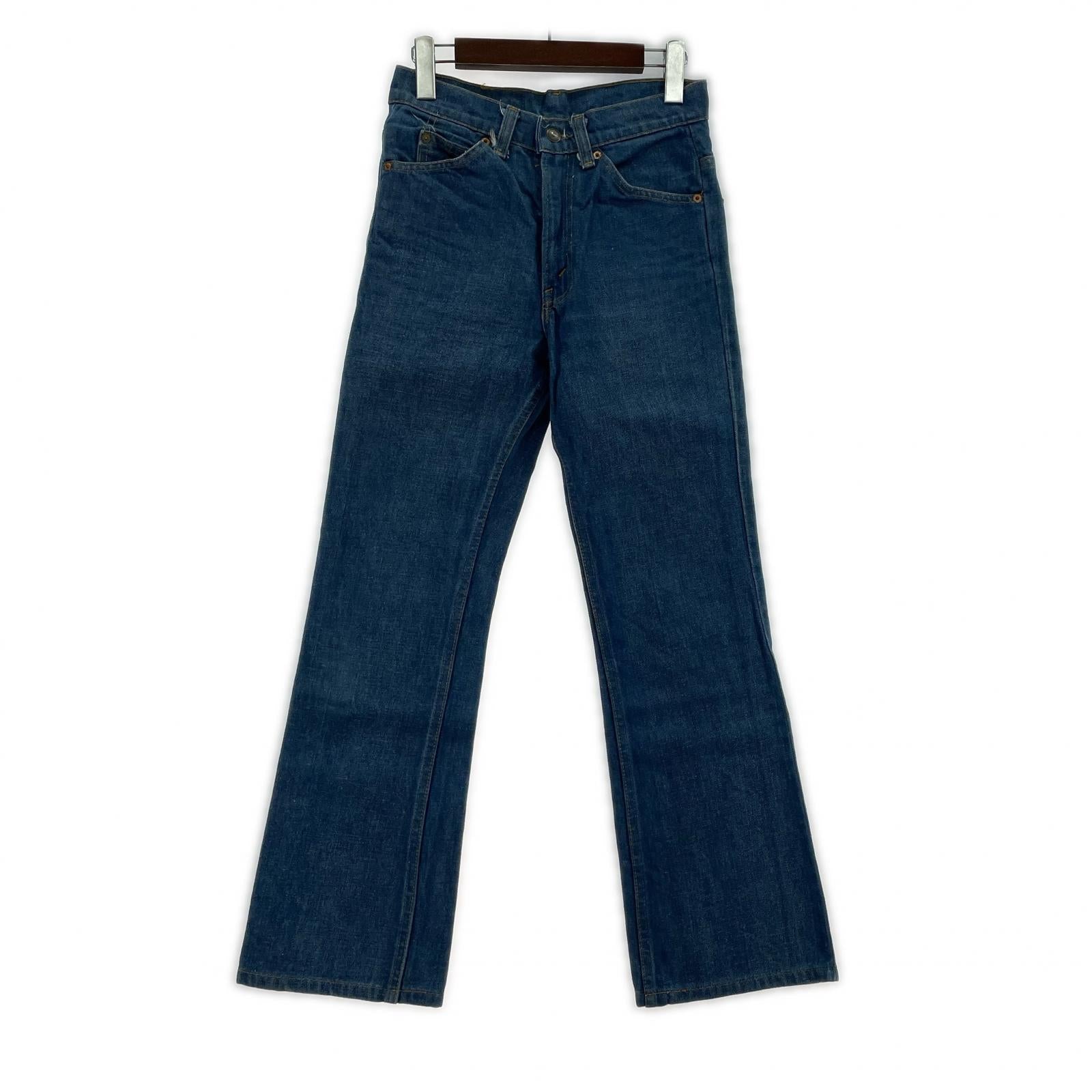 デニムパンツ 80年製 66後期 ブーツカットデニム 28 ブルー