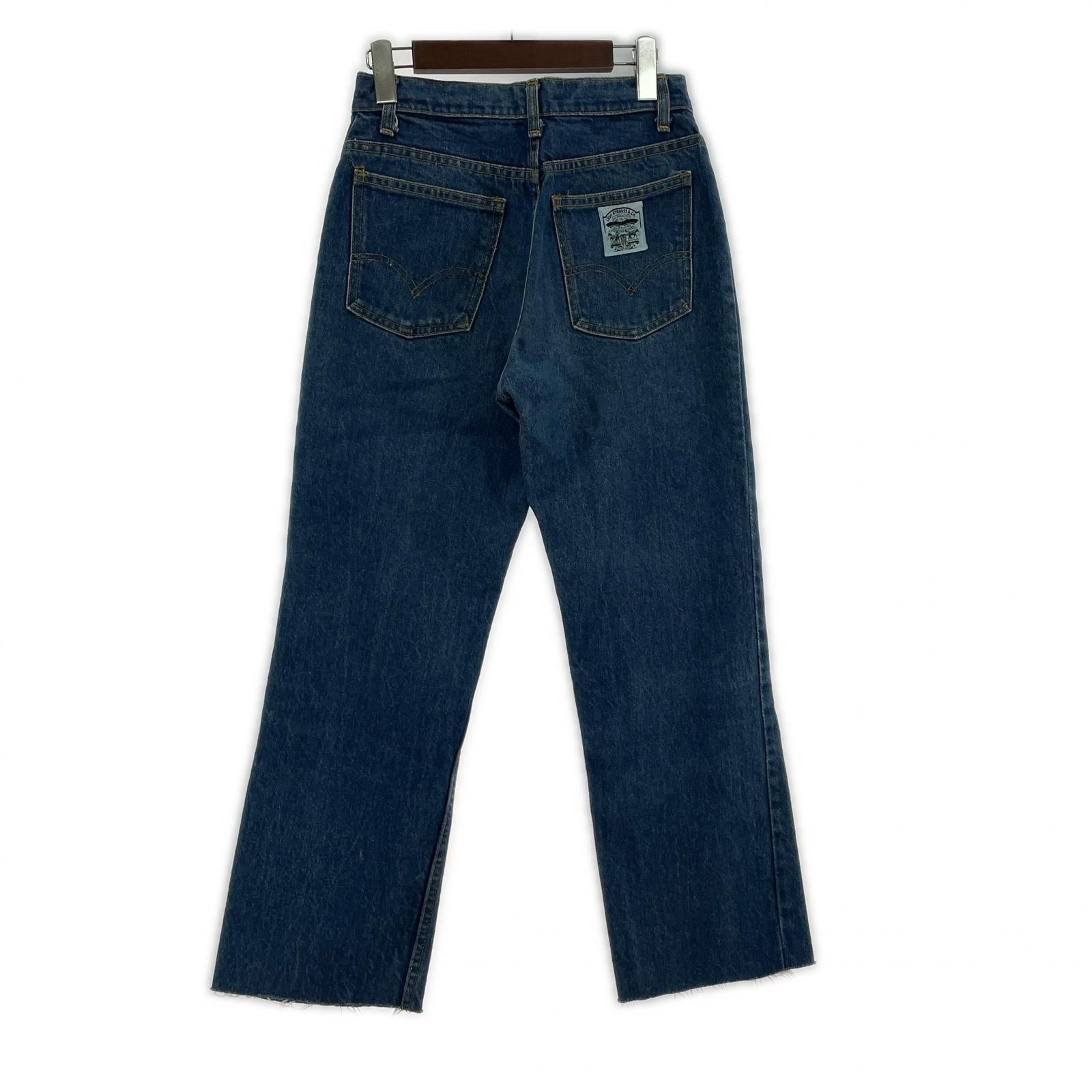 デニムパンツ 78年製 白タブ ストレートデニム ブルー