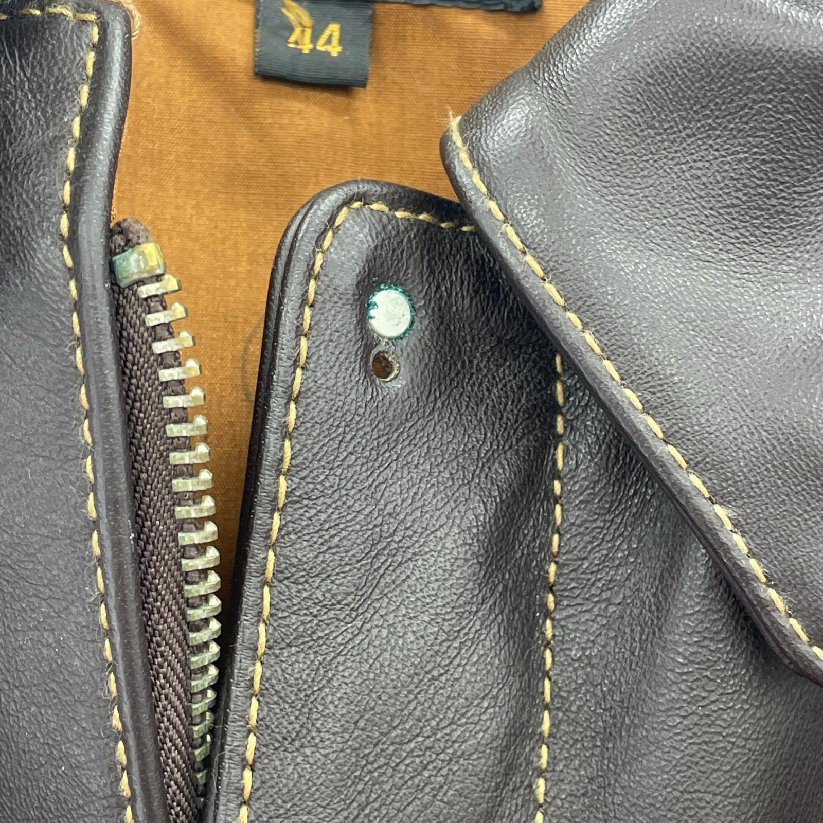 ジャケット MORGAN PRODUCTS A-2 レザージャケット 44 ブラウン 44 ブラウン