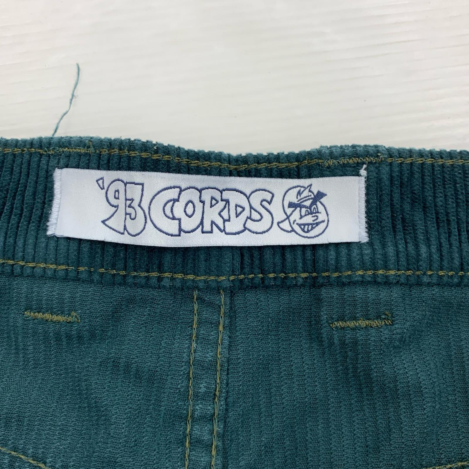 パンツ 93 CORDS コーデュロイパンツ グリーン
