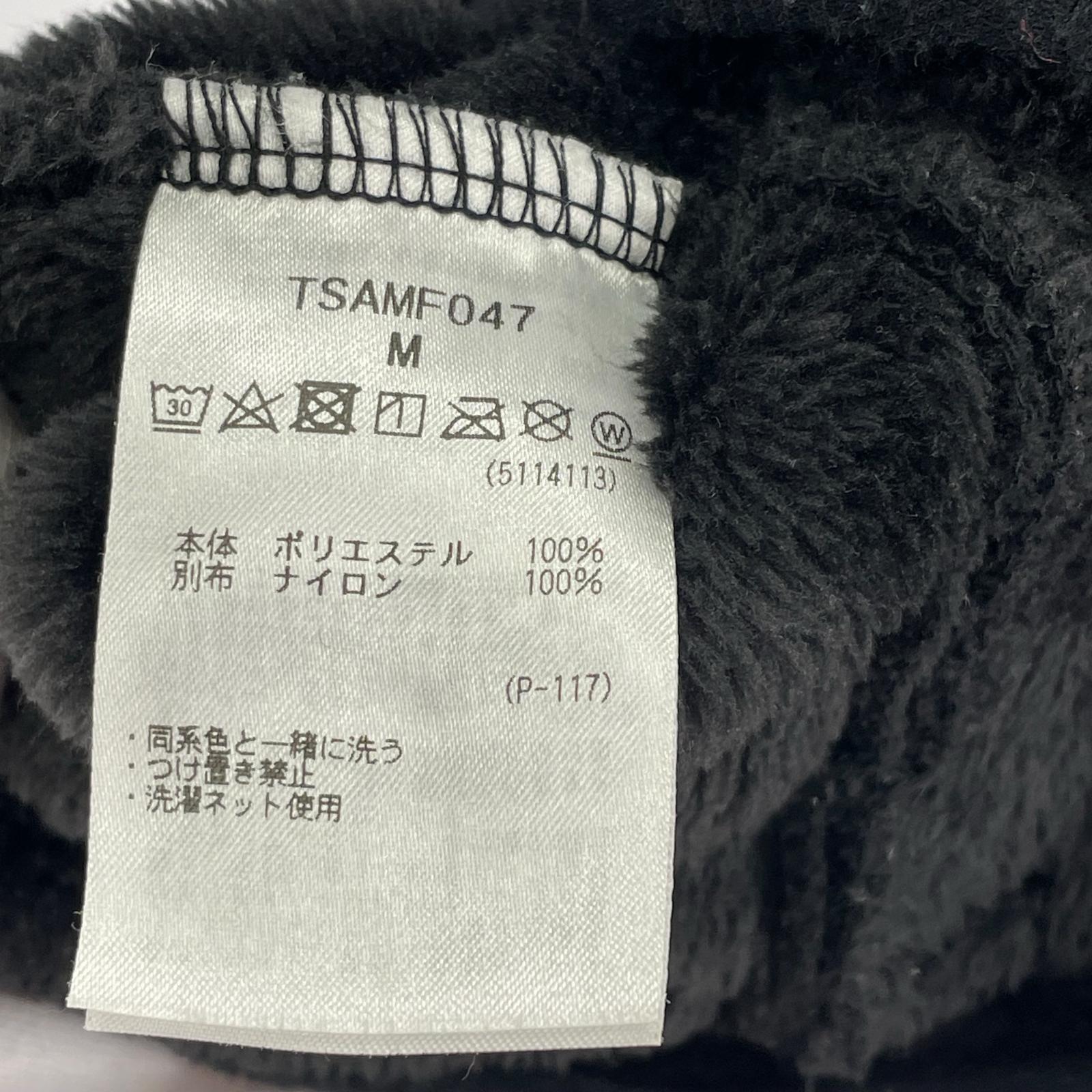 ジャケット フリースジャケットTSAMF047 M ブラック