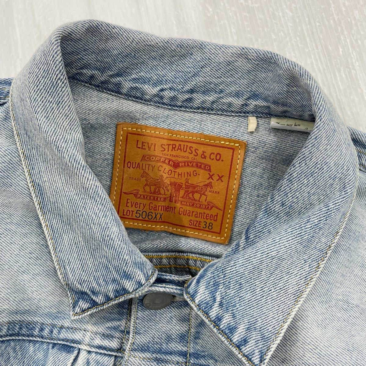 デニムジャケット 506XX 1st 復刻 BIGE 70506-0000 (38) 38 ブルー