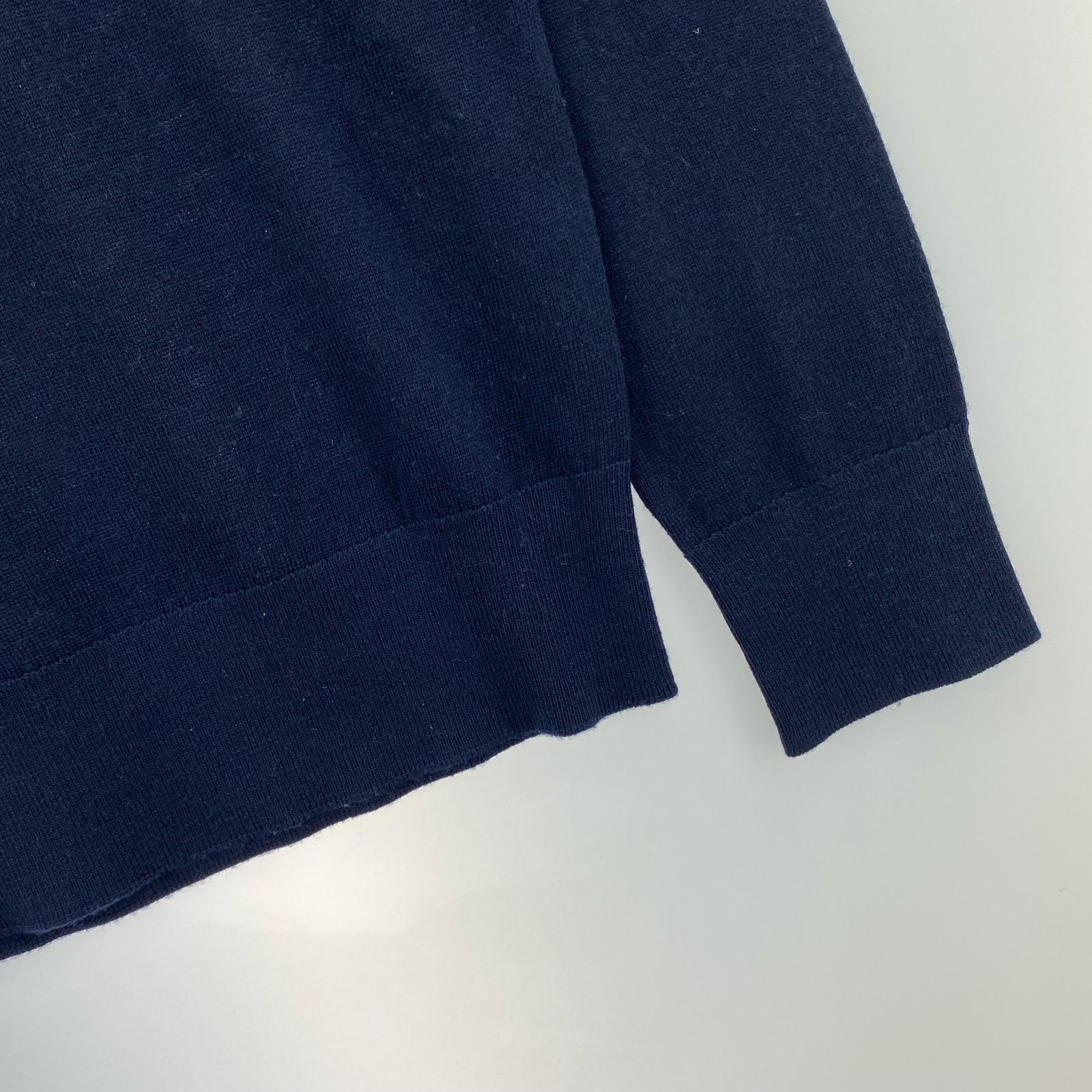 ニット クルーネックニットセーター 34 NVY