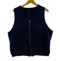 その他アウター 50s/Hart Uniforms/ベスト/CONMARジップ/片爪 ネイビー