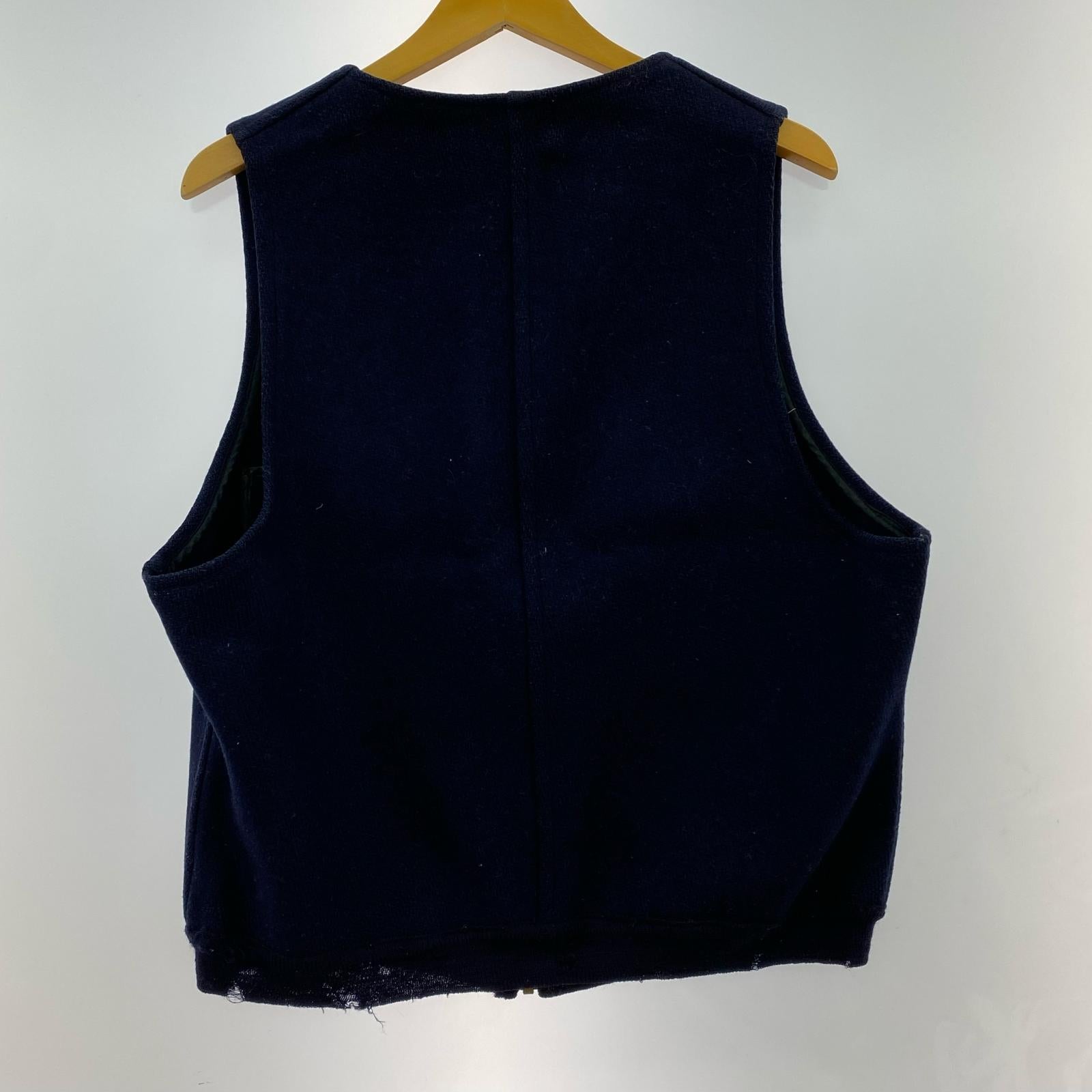 その他アウター 50s/Hart Uniforms/ベスト/CONMARジップ/片爪 ネイビー