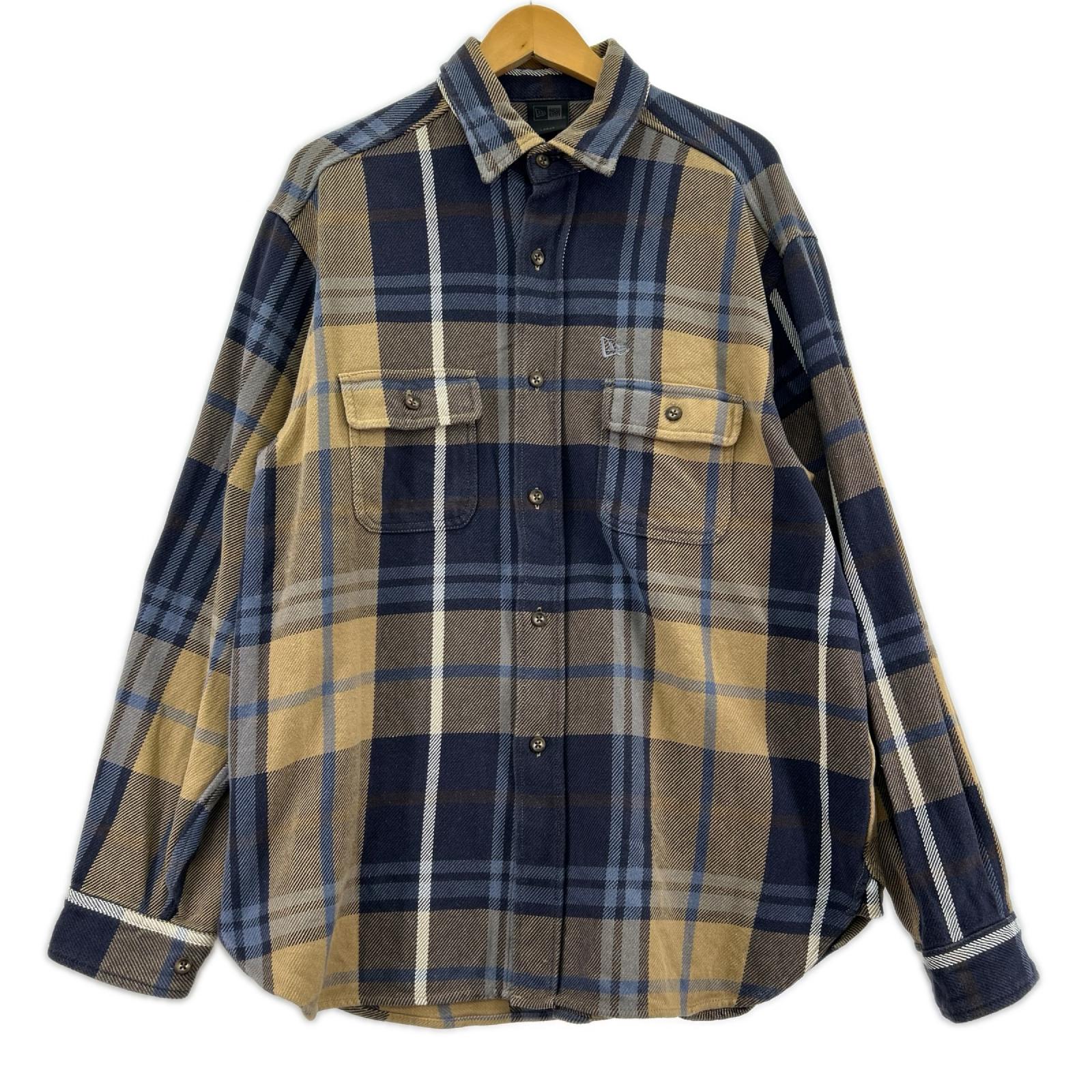 長袖シャツ BLACK LABEL ネルシャツ L L