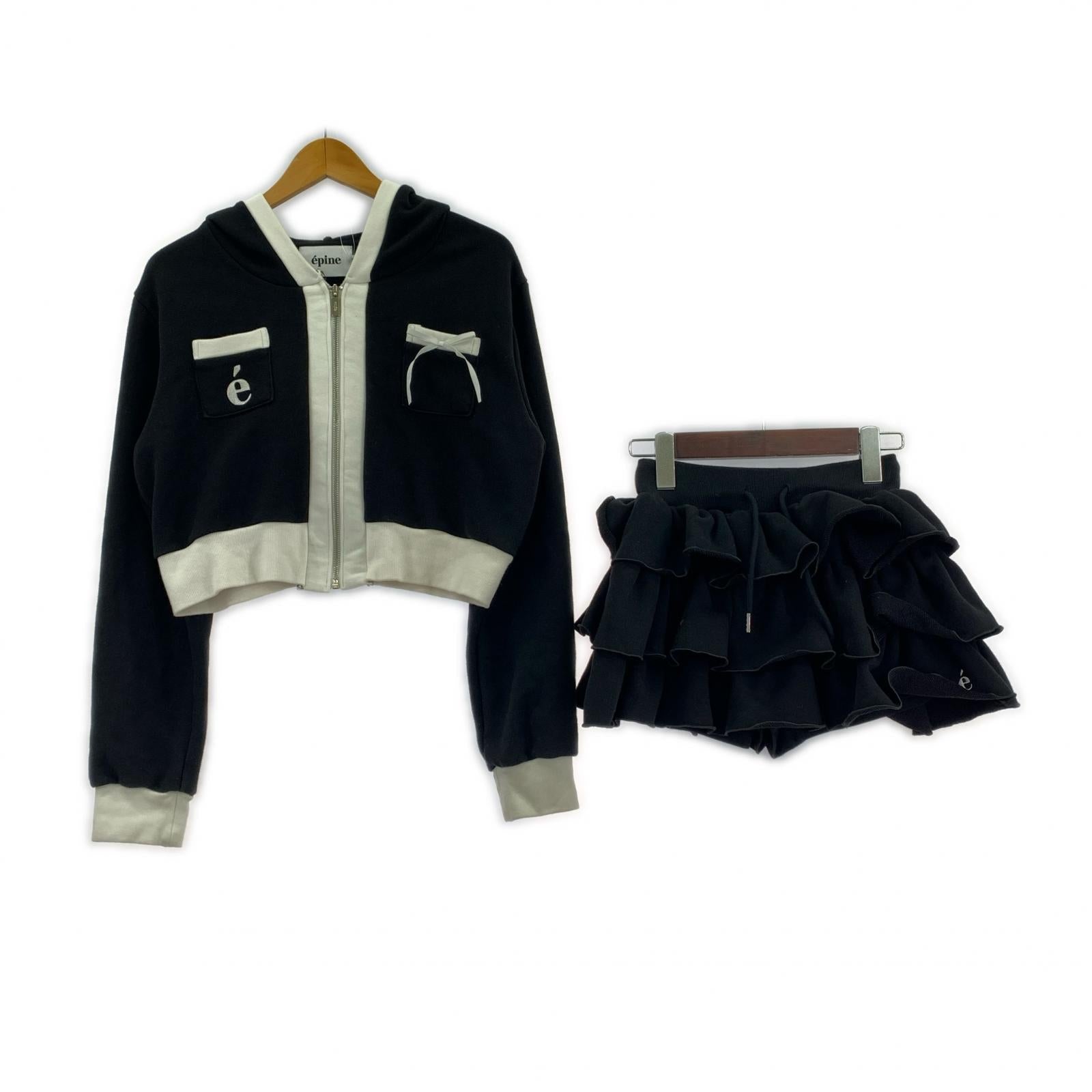 セットアップ epine ribbon piping ブラック