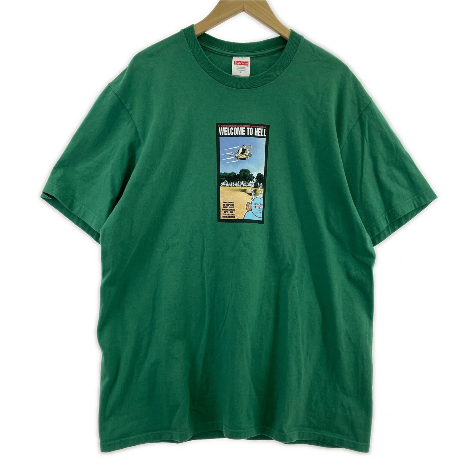 半袖Tシャツ WELCOME TO HELL S/S TEE GREEN L L グリーン