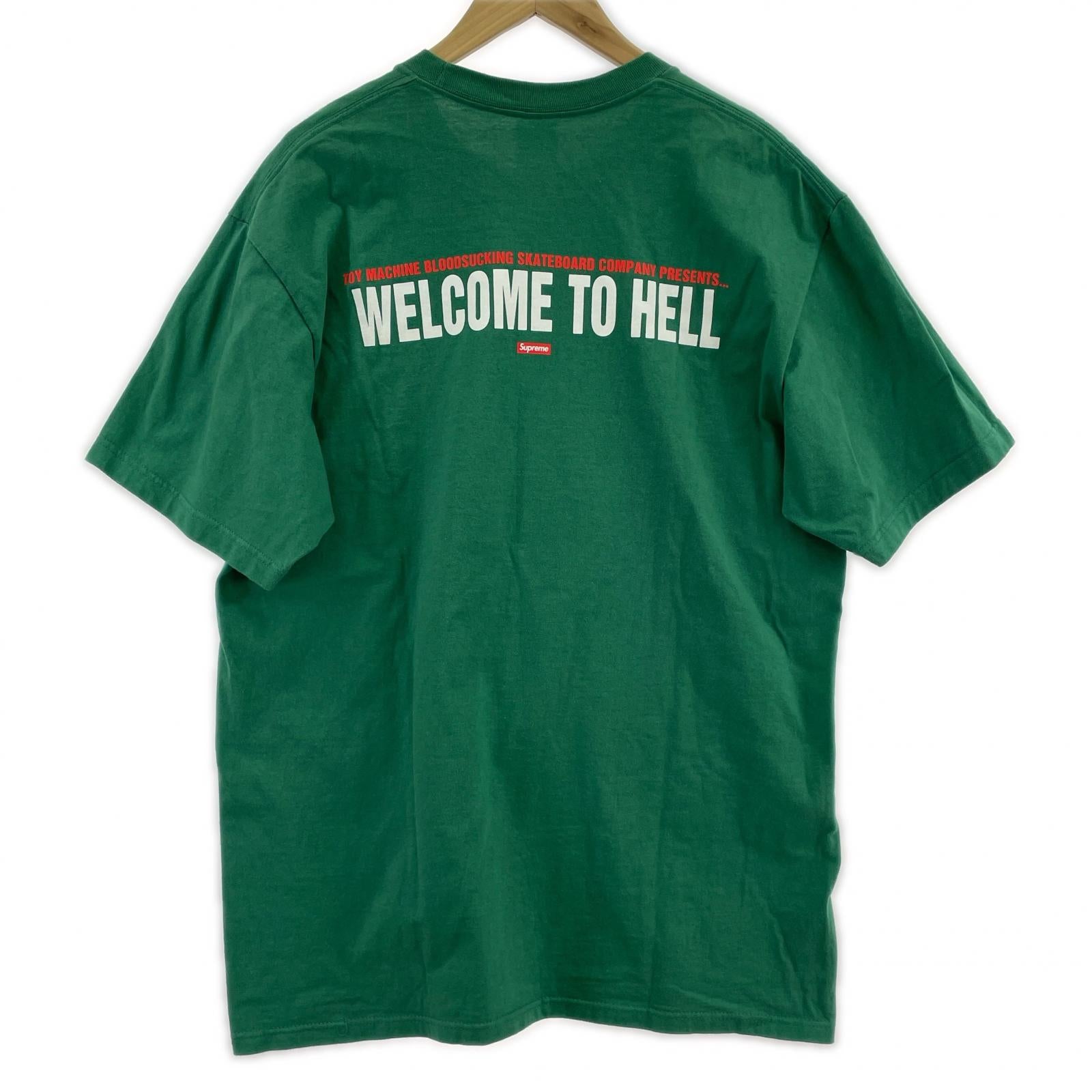 半袖Tシャツ WELCOME TO HELL S/S TEE GREEN L L グリーン